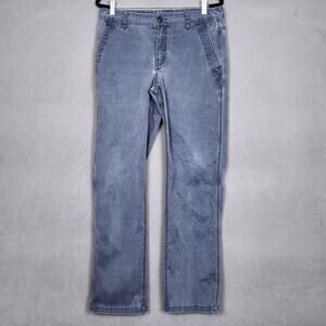 Toad&Co Pants Mens 33x34 Blue Mission Ridge Chino Regular Fit Stretch Canvas